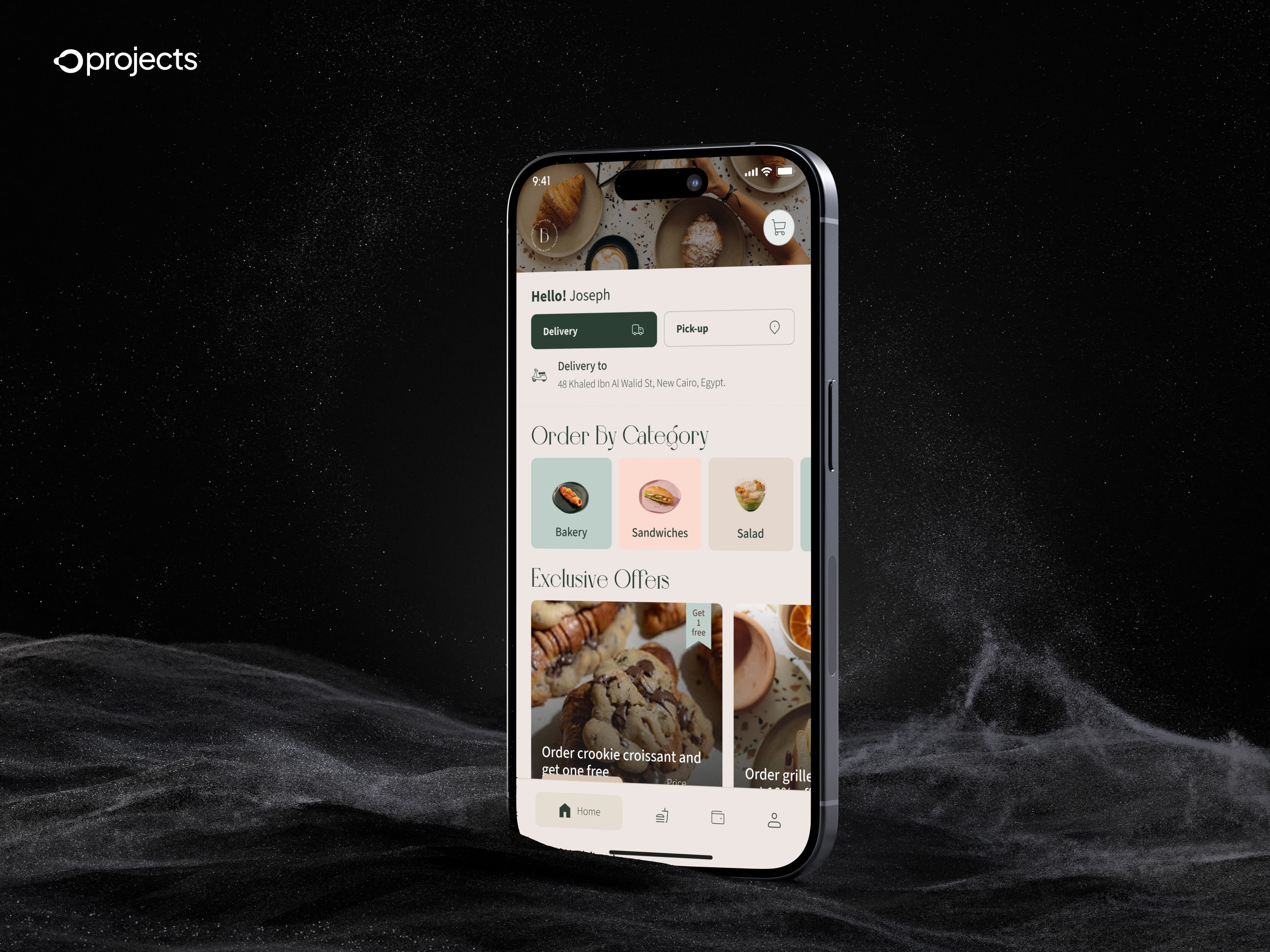BeanNBun mobile project by O Projects