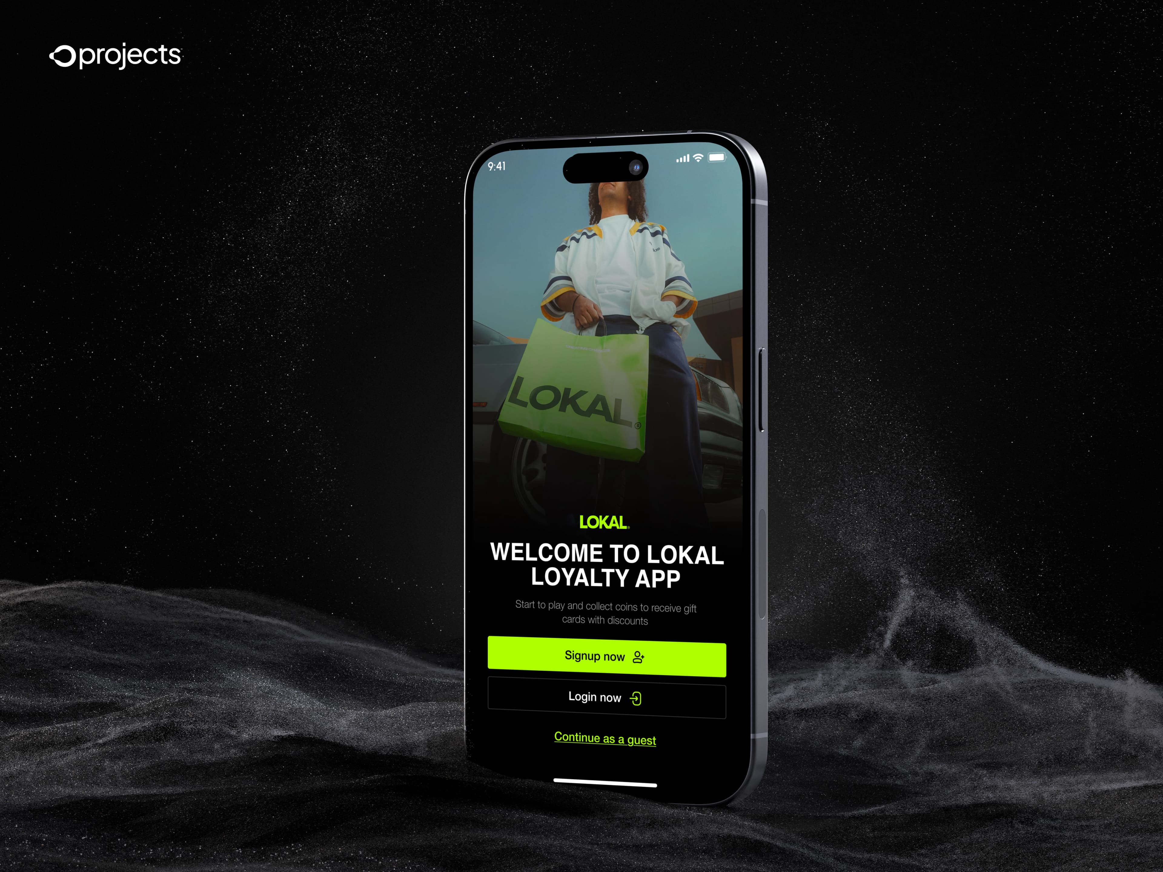 Lokal mobile project by O Projects